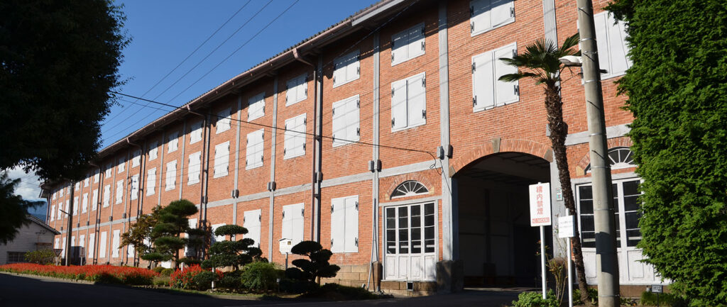 Exterior view of Tomioka Silk Mill