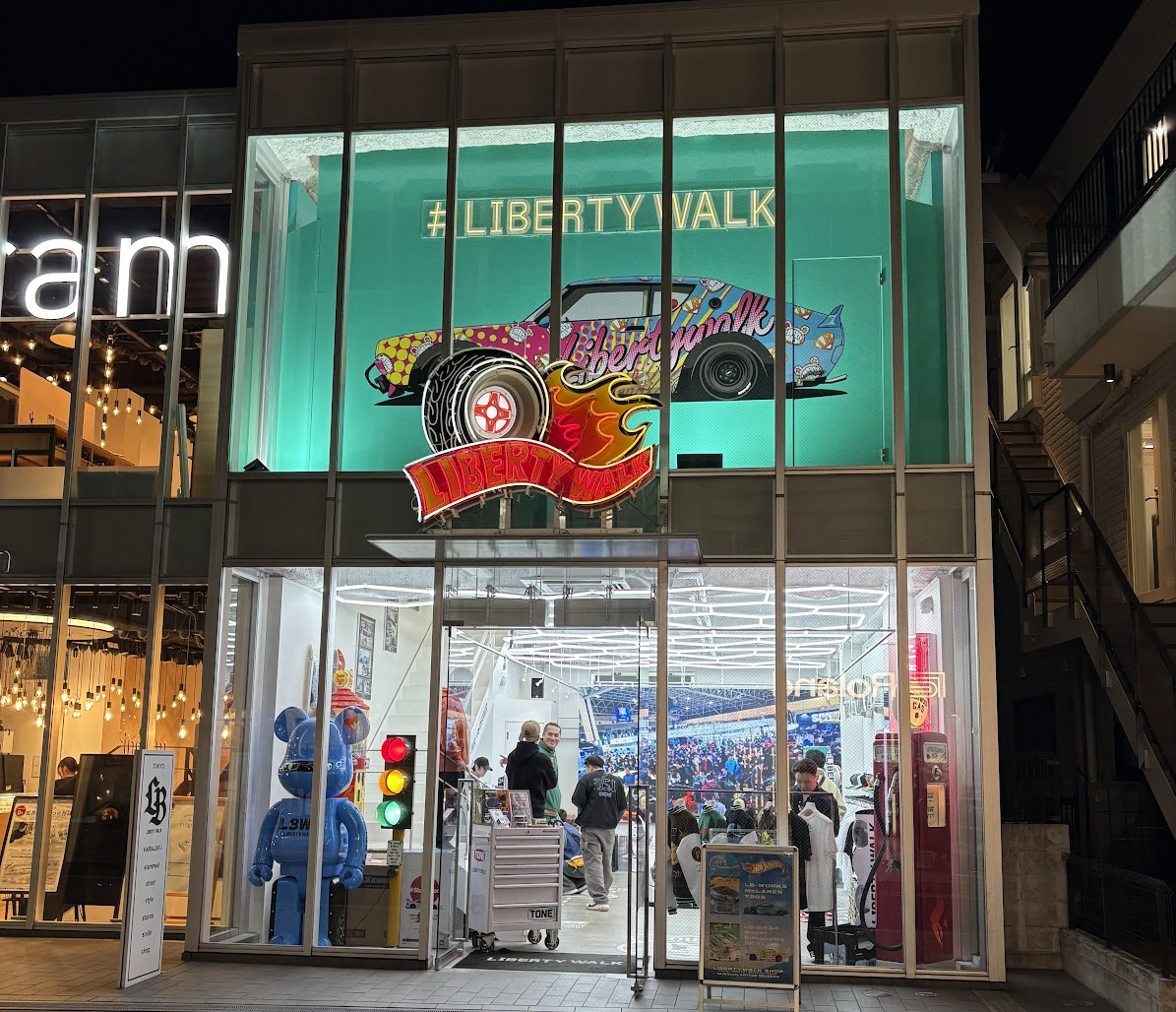 Exterior view of Liberty Walk Tokyo