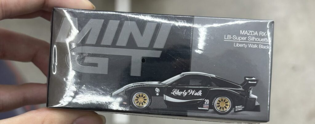 Miniature car with Liberty Walk logo