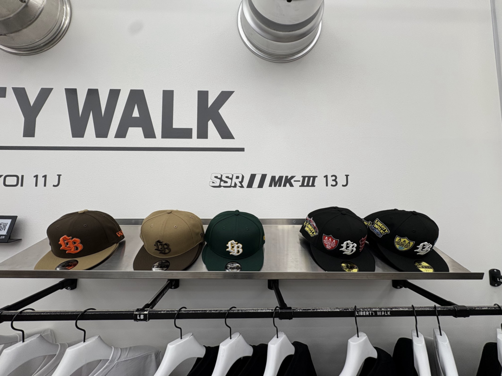 Hats with Liberty Walk logo