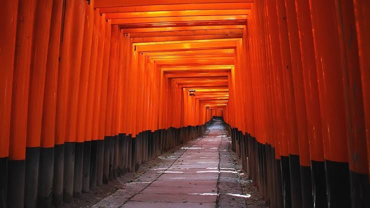 Fushimi Inari Taisha torii gates in Kyoto